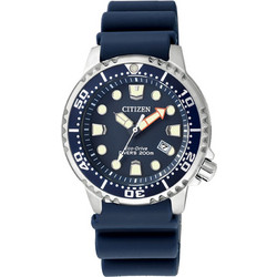 Citizen Eco-Drive Ανδρικό Ρολόι Solar με Μπλε Καουτσούκ Λουράκι EP6051-14L