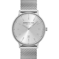 Kenneth Cole Ανδρικό Ρολόι με Ασημί Μεταλλικό Μπρασελέ KC15057009