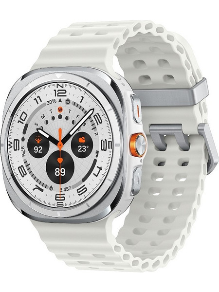 Samsung Galaxy Watch Ultra (2025) Titanium 47mm Αδιάβροχο με eSIM και Παλμογράφο (Λευκό)