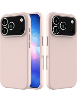 Θήκη Rubber Ενισχυμένης Σιλικόνης για iPhone 17 Pro Baby Pink