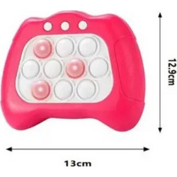Αγχολυτικό παιχνίδι χειρός 13x12.9cm Bubble Stress Toy - φούξια 82605
