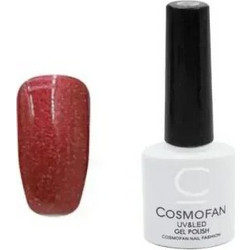Cosmofan Gel Polish 143 Glitter Ημιμόνιμο Βερνίκι Νυχιών 7.5ml