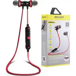 Awei B923BL Ακουστικά Bluetooth Ανθεκτικά στο Νερό Red