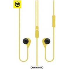 WK Design WI200 Handsfree In-Ear 3.5mm Yellow