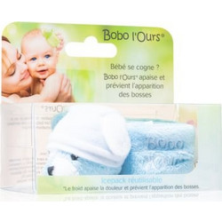 Alphanova Baby Bobo L'Ours Blue - Βελούδινο Παγάκι Ανακούφισης για Μωρά One size
