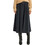 Funky Buddha Μίντι Φούστα Σουέντ Ψηλόμεση Ανθρακί FBL012-120-14