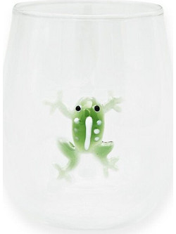 Winkee - Drinking Glasses - Handmade Glasses Frog