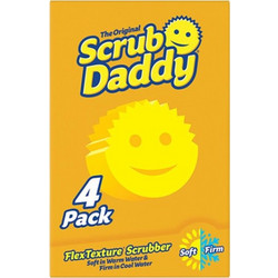 Scrub Daddy κίτρινα σφουγγάρια (συσκευασία 4)