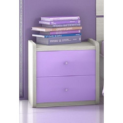 Woodyline Κομοδίνο Ξύλο Δρυς Ντεκαπέ Σκύρος 1 47x45 x42 Σκύρος 1