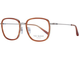 Ted Baker TB8267 107 Ανδρικός Σκελετός Γυαλιών Οράσεως Μεταλλικός Ασημί Καφέ