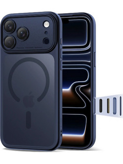 Tech-Protect MagPeak MagSafe CC Back Cover Matte Deep Blue (iPhone 17 Pro)