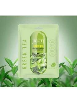 Jigott Green Tea Real Ampoule Sheet Mask 27ml