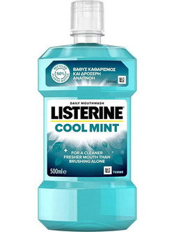 Listerine Cool Mint Mild Taste Στοματικό Διάλυμα 500ml