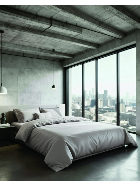 CITY2 SILVER ΣΕΤ ΜΑΞΙΛΑΡΟΘΗΚΕΣ 50Χ70CM ΟΧFORD 300TC COTTON SATIN