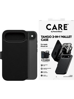 PanzerGlass Θήκη Κινητού CARE iPhone 17 Air Feature Tango 2in1 Wallet Case MagSafe Black (CR78108)