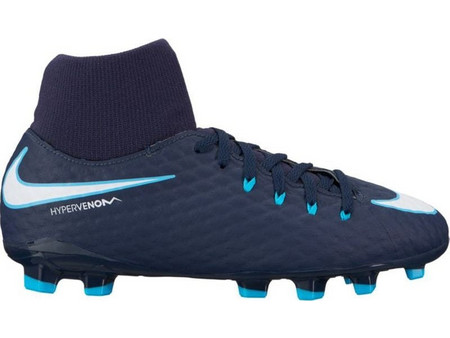 Nike FG Παιδικά Ποδοσφαιρικά Παπούτσια με Τάπες και Καλτσάκι Μπλε 917772-414