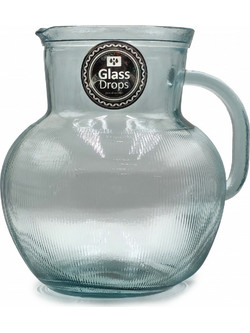 ΠΟΤΉΡΙΑ, ΚΟΎΠΕΣ & ΚΑΝΆΤΕΣ KANATA GLASS DROPS RIBBED 2,3L