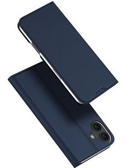 Θήκη Flip Dux Ducis Apple iPhone 16 Skin Pro Μπλε N66626