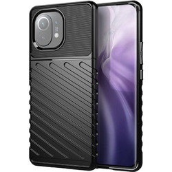 Powertech Thunder Back Cover Black (Xiaomi Mi 11)