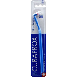 Curaprox CS 1006 Single Οδοντόβουρτσα Λευκή Κόκκινη
