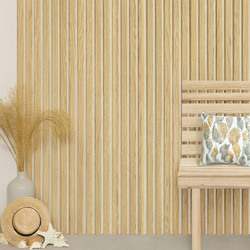 Estiatherm 3D Πάνελ τοίχου MDF FAUS Penta White Bicolor, 2600 x 167 x 12mm