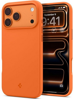 Spigen Silicone Fit MagSafe Θήκη iPhone 17 Pro Max Cosmic Orange (ACS11378)