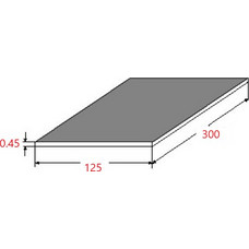 Λαμαρίνα Σιδήρου Βαμμένη Γκρί 7015 σαγρέ 1250x3000x0.45mm