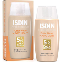 Isdin Fusion Water Color Light Αντηλιακή Κρέμα Προσώπου SPF50 50ml