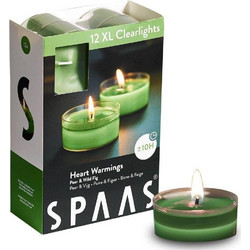 Σετ Διακοσμητικά Κεριά Ρεσώ Spaas με άρωμα Heart Warmings και διάρκεια καύσης 10 ώρες - 12 τεμάχια