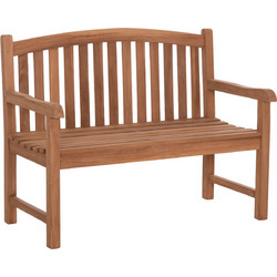 ΠΑΓΚΑΚΙ ΚΗΠΟΥ 2ΘΕΣΙΟ ELENA HM6651 ΞΥΛΟ TEAK-ΦΥΣΙΚΟ 120x60x95Υεκ