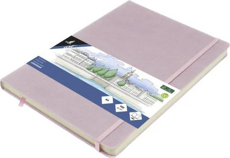 KANGARΟ SKETCHBOOK Α4 VIOLET 140GR, 160ΣΕΛ. ΜΕ ΛΑΣΤΙΧΟ ΚΑΙ ΣΚΛΗΡΟ ΕΞΩΦΥΛΛΟ