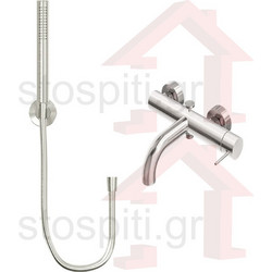 Μπαταρία Λουτρού Πλήρης SPARKE MUSA Brushed Nickel SR010625603