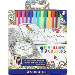 STAEDTLER TRIPLUS FINELINER ΜΑΡΚΑΔΟΡΑΚΙ ΓΡΑΦΗΣ BASFORD (15 ΧΡ.) - BASFORD15 ΧΡ. (334 C15JB)