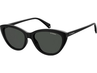 Polaroid Eyewear PLD4080/S 807/M9 Γυναικεία Γυαλιά Ηλίου Cat Eye Κοκάλινα Μαύρα με Γκρι Polarized Φακό