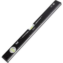 DELI αλφάδι DL290500B με 2 μάτια & χάρακα, 50cm