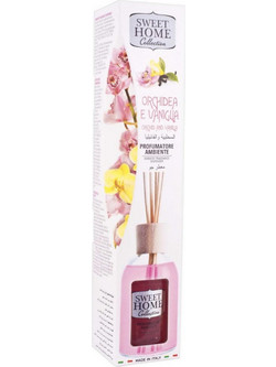 Sweet Home Collection Orchidea e Vaniglia - Αρωματικό Χώρου με Sticks Άρωμα Ορχιδέα & Βανίλια 100ml