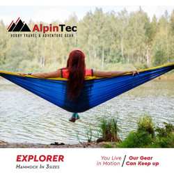 ALPIN TEC Αιώρα μονή Parachute EXPLORER (PRIVATE) 300x155cm lake/blacl