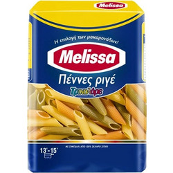Melissa Πέννες Ριγέ Τρικολόρε 500gr