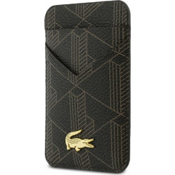 Πορτοφόλι καρτών Lacoste PVC Blend MagSafe καφέ