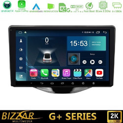 Bizzar G+ Series Toyota Aygo / Citroen C1 / Peugeot 108 Ηχοσύστημα Αυτοκινήτου Android 14 9" με GPS u-g-Ty1929