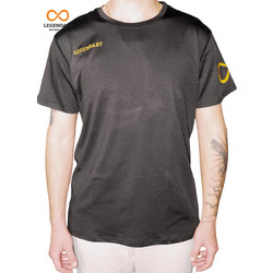 LEGENDARY T-SHIRT ΜΑΥΡΟ 85%-15% POLY-SPANDEX - Μαύρο