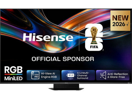 Hisense 85UR9S Smart Τηλεόραση 85" 4K UHD RGB-Mini LED HDR (2026)