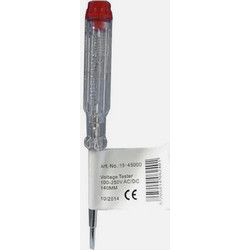 Δοκιμαστικό Κατσαβίδι 140 mm - 100-250 V AC/DC, Διάφανο Σώμα & Λυχνία Νέον