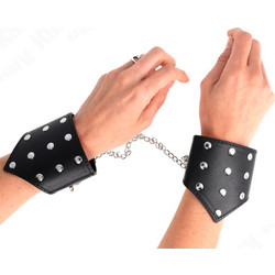 Kink Point Style Chain Χειροπέδες Μαύρες