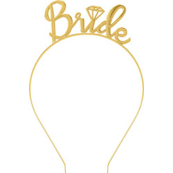 Στέκα για μαλλιά χρυσή Bride
