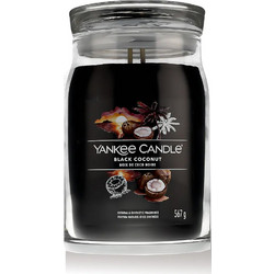 Yankee Candle Signature Praline & Birch Αρωματικό κερί 567 gr τύπος Black Coconut