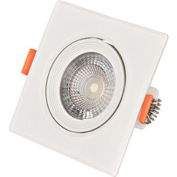 Avide LED Χωνευτό Σπότ 38 Τετράγωνο 5W Λευκό 4000K