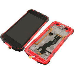 ULEFONE LCD & Touch Panel για smartphone Armor 2, με back cover, κόκκινο