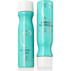 Malibu C Wefts & Extensions Wellness Collection Σαμπουάν 266 ml + Μαλακτικό 266 ml + φακελάκι 4 x 5