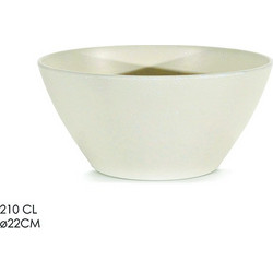 Μπολ μελαμίνης μπεζ 210cl φ22cm.